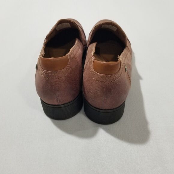 Rockport Cobb Hill Shoes Womens 7 Crosbie Slip On Loafer CI6210 Burgundy Leather - Picture 7 of 11